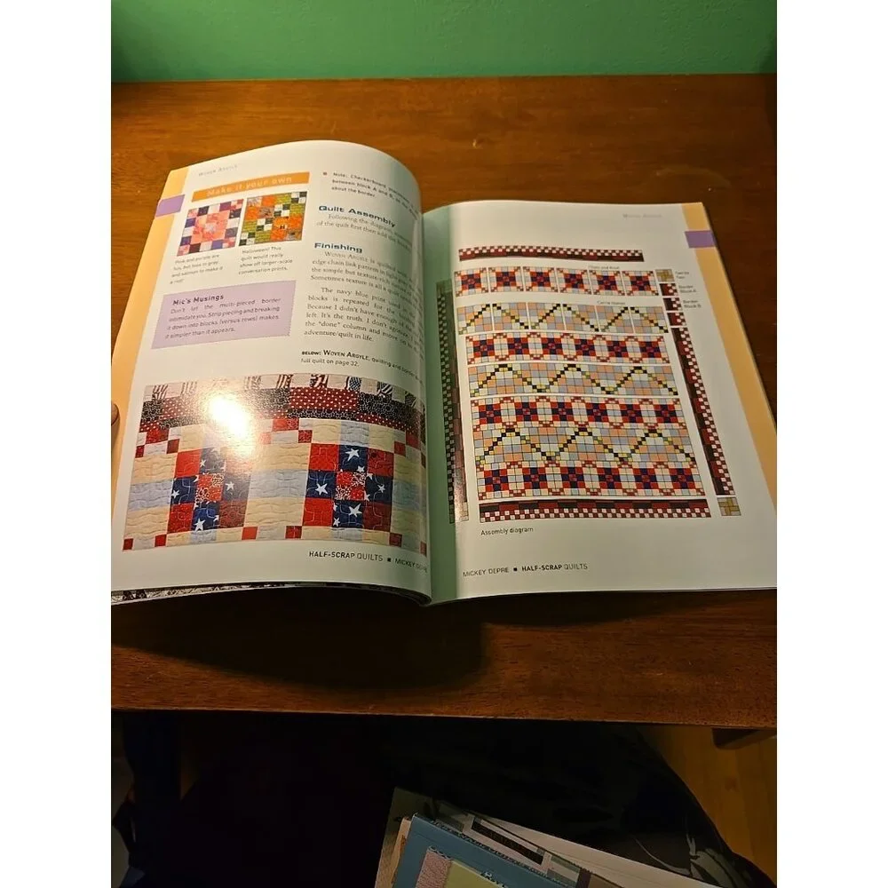 Half-Scrap Quilts : Take and Make Them Yours by Mickey Depre (2015, Trade...